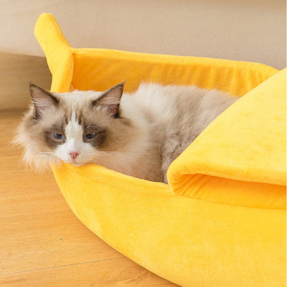 Banana Pet Bed – Funny Dog & Cat House