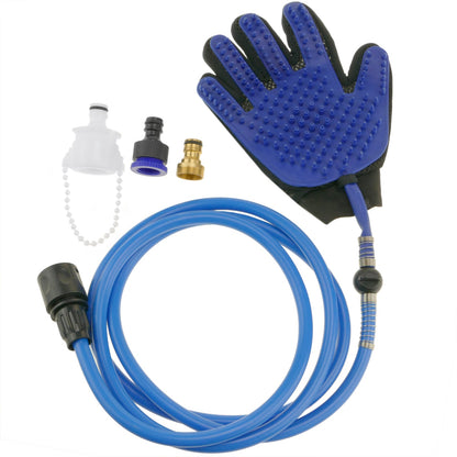 Pet Bath & Massage Glove with Shower Sprayer